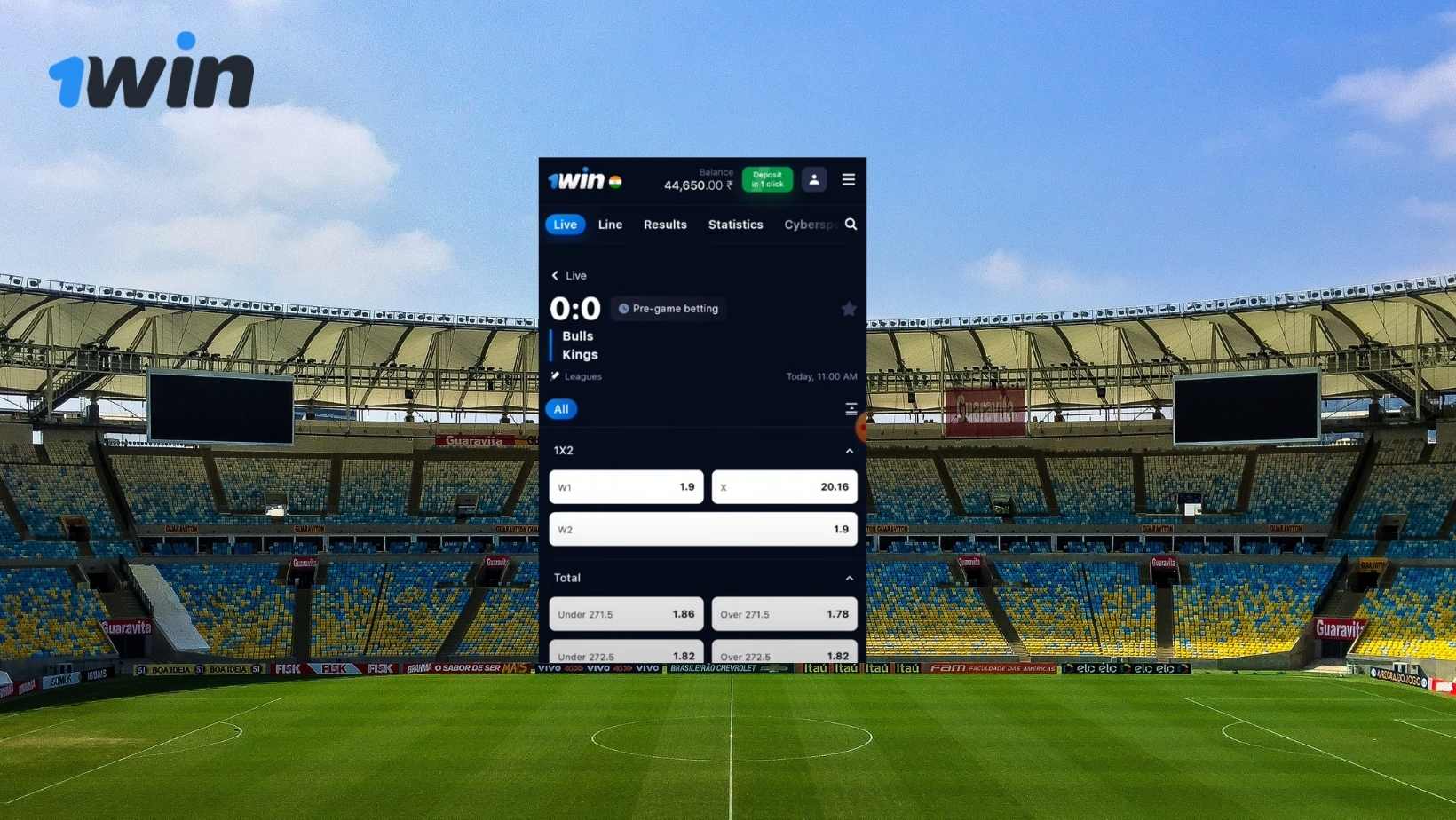 1Win App Review bookmaker in India
